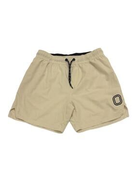Overtime Melo Performance Shorts - Talc Cream Off-White Size Youth XL